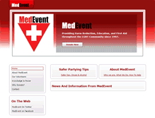 Tablet Screenshot of medevent.org
